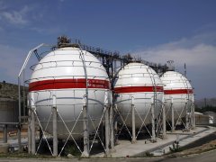 炼油厂5台3000立球罐
